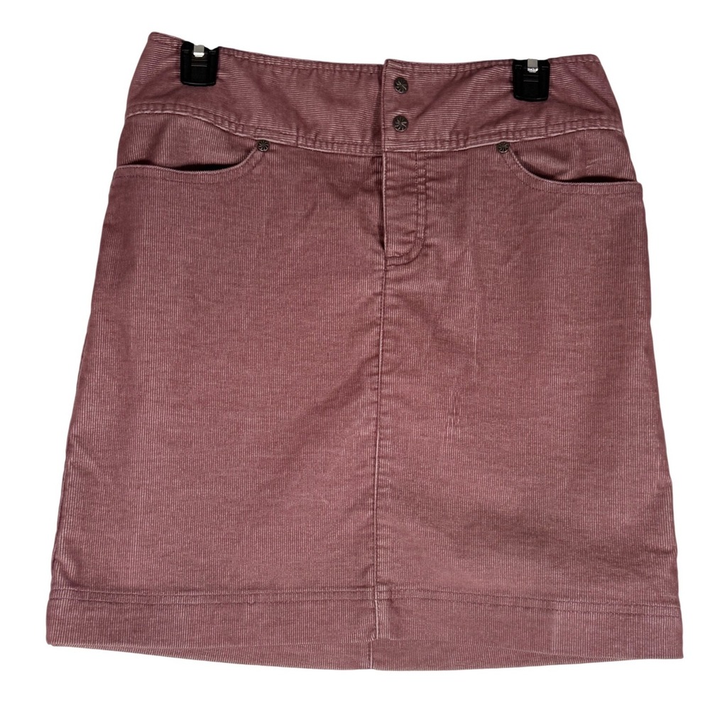 Athleta Womens Pink Corduroy Mini Skirt Size 4T Tall 773874 Rose Fine Wale